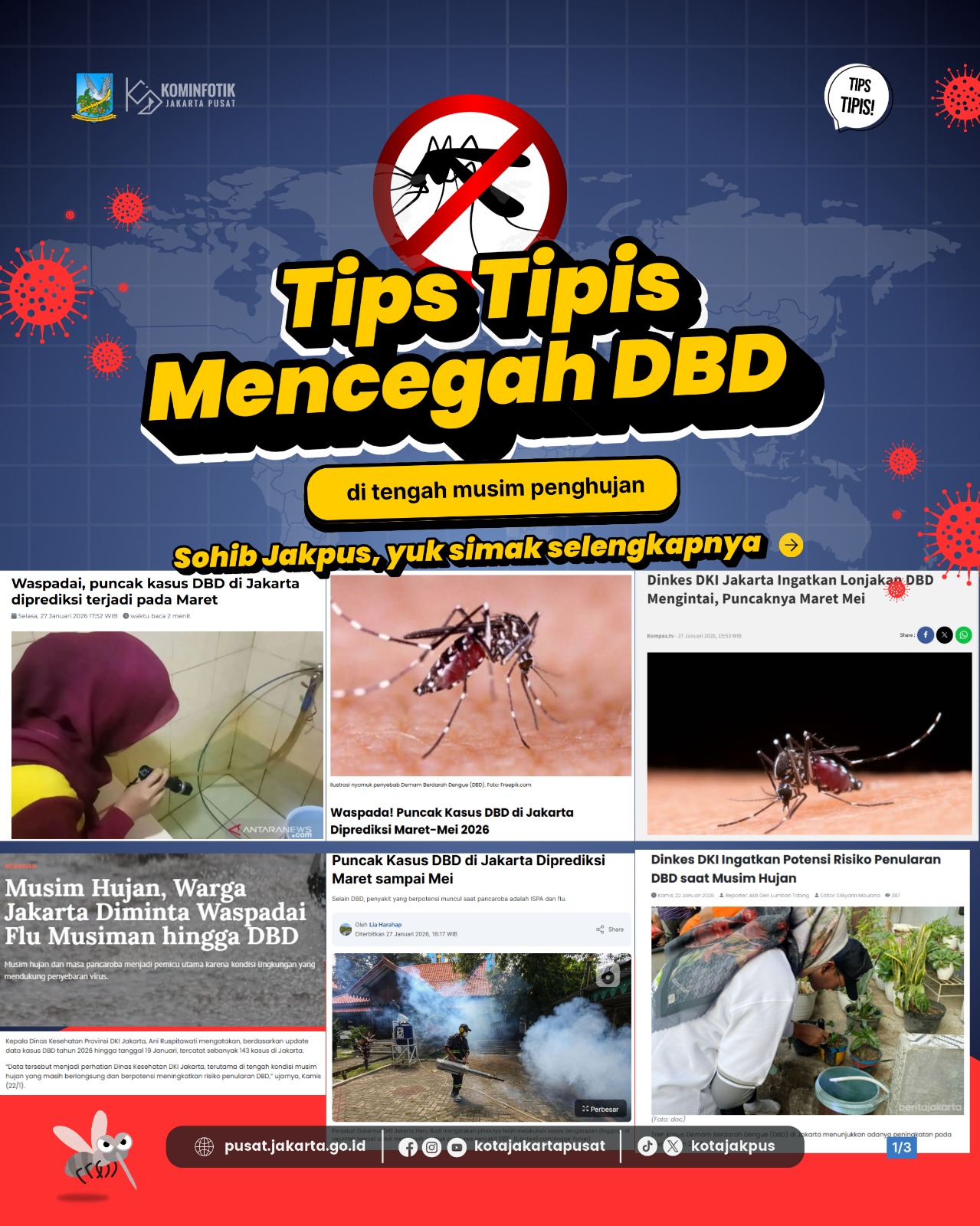 Waspada Peningkatan Kasus DBD di Jakarta Pusat!