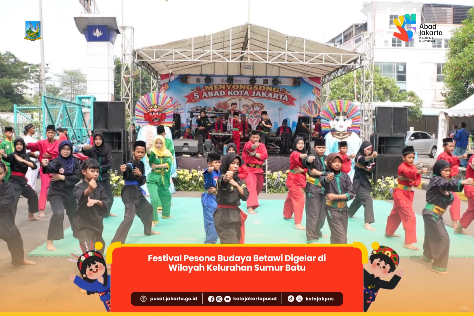 Festival Pesona Budaya Betawi Digelar di Wilayah Kelurahan Sumur Batu