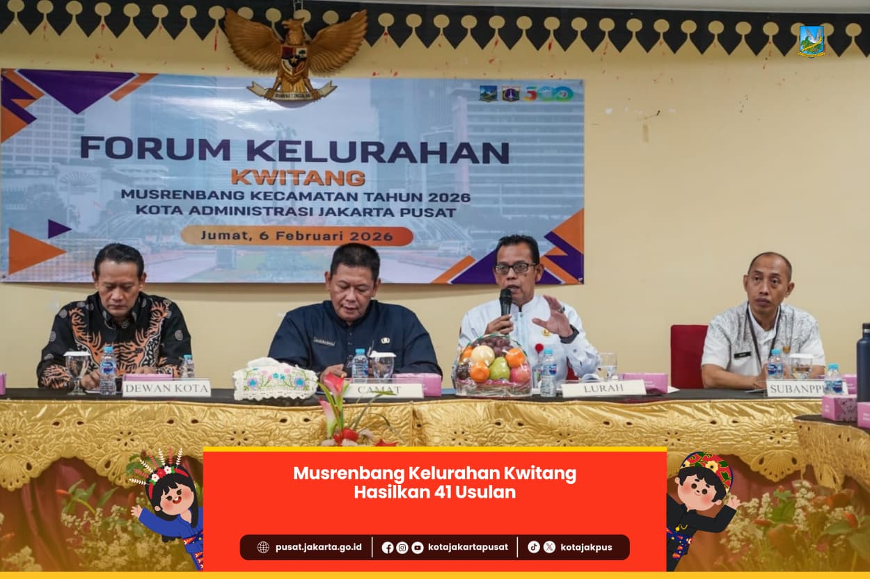 Kelurahan Kwitang Menggelar Forum Musrenbang Kecamatan Tahun 2026