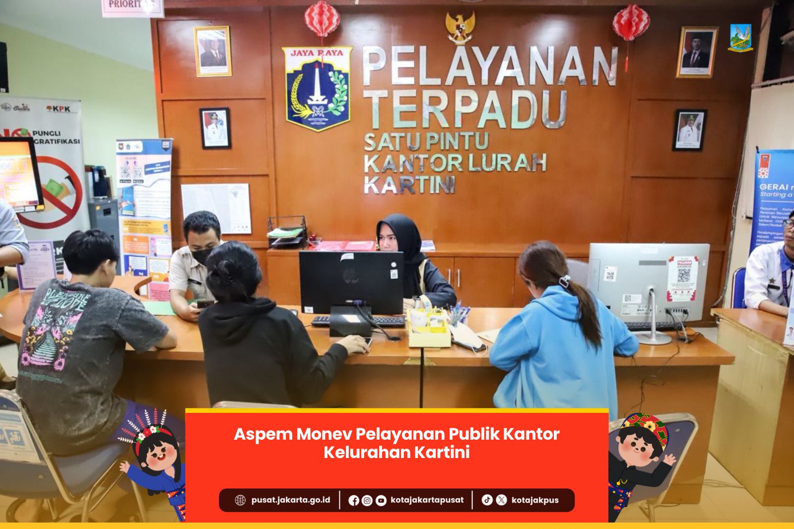 Aspem Monev Pelayanan Publik Kantor Kelurahan Kartini