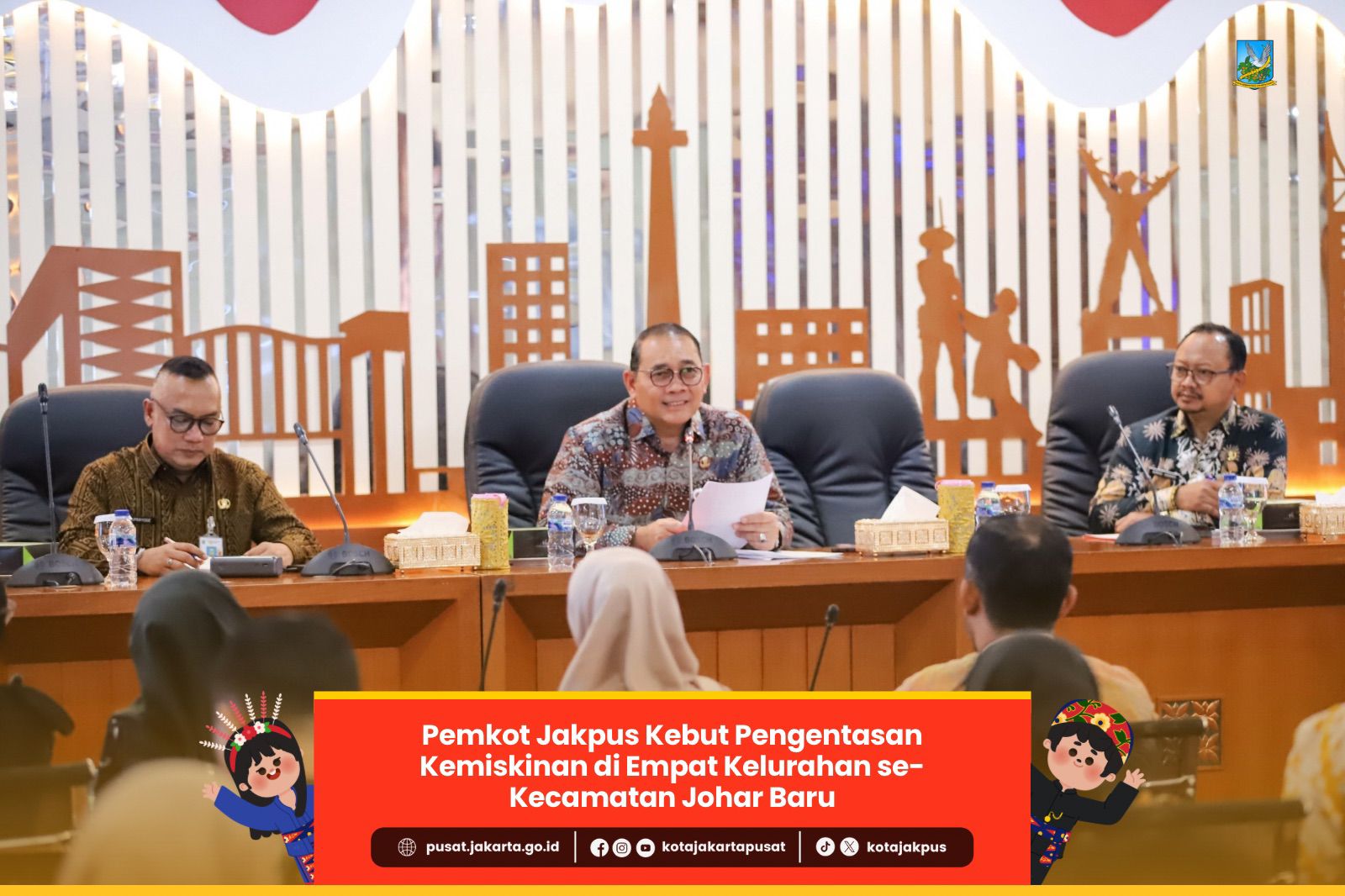 Pemkot Jakpus Kebut Pengentasan Kemiskinan di Empat Kelurahan se-Kecamatan Johar Baru