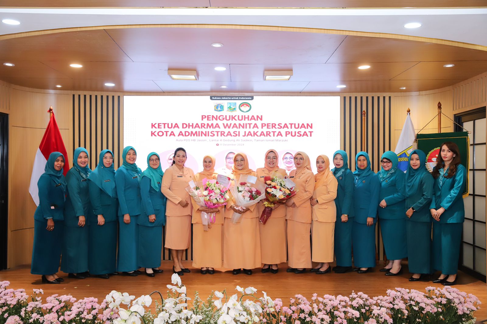 Wali Kota Hadiri Serah Terima Jabatan Ketua TP PKK dan DWP Jakpus