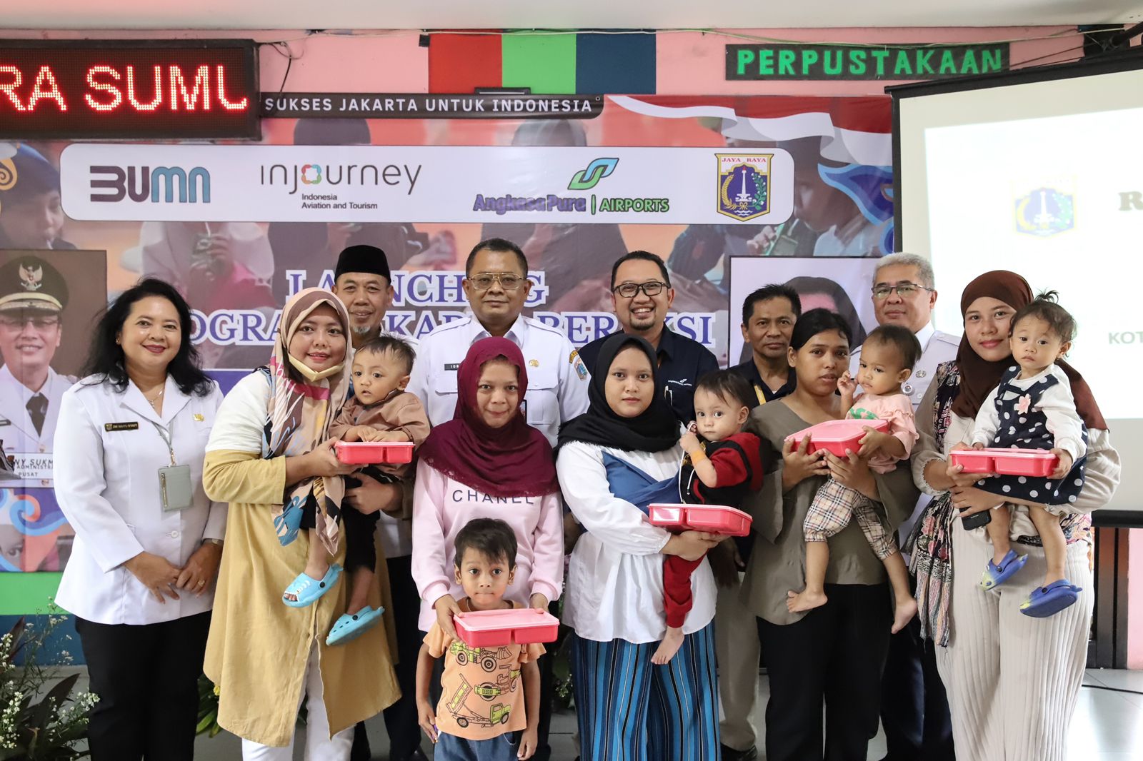 Pemkot Jakpus Kolaborasi PT Angkasa Pura Luncurkan Program Jakarta Beraksi di Kecamatan Kemayoran