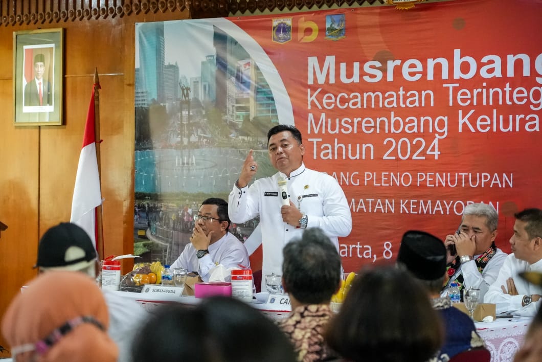 Tutup Musrenbang Kecamatan Kemayoran, Aspem: Ini Momentum Warga Merencanakan Pembangunan Wilayah