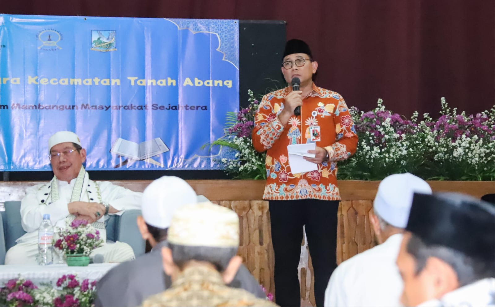Wali Kota Jakpus Hadiri Pengajian Ulama Umaro Kecamatan Tanah Abang
