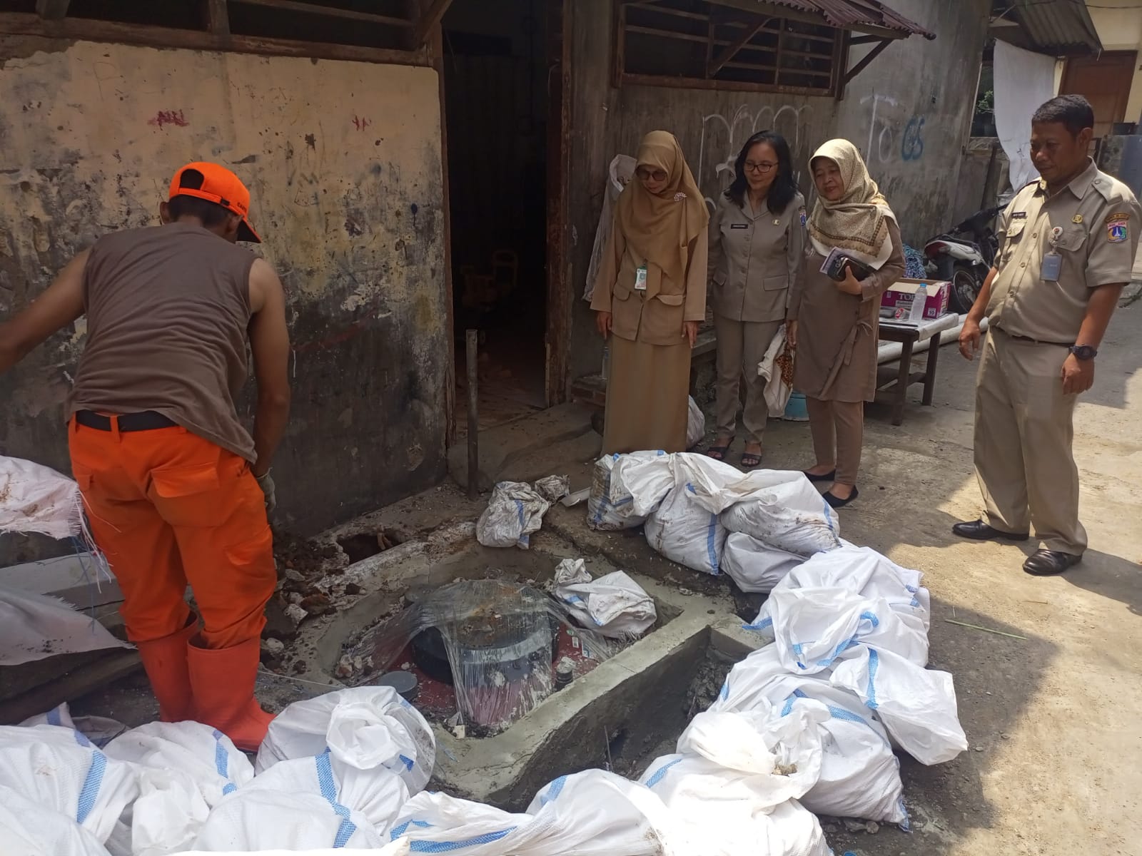 Kelurahan Galur Kebut Pengerjaan Pembangunan Tangki Septik