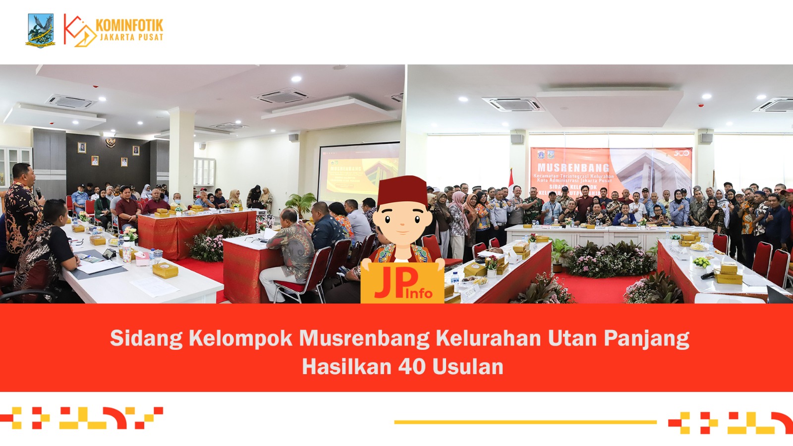 Sidang Kelompok Musrenbang Kelurahan Utan Panjang Hasilkan 40 Usulan